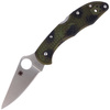 Spyderco Delica 4 FRN ZOME GREEN PLAIN folding knife (C11ZFPGR)