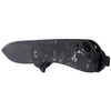 CIVIVI Elementum Flipper Knife Shredded Carbon Fiber / Silvery Shred, Black Damascus (C907C-DS2)