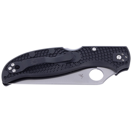 Spyderco Stretch 2 XL Lightweight Folding Knife, Black FRN, Satin VG-10 (C258PBK)