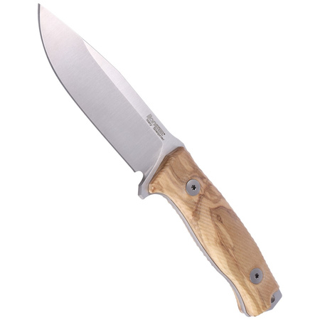 LionSteel G10 Canvas Olive Woods knife, Satin Blade (M5 UL)