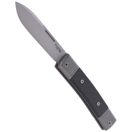 LionSteel bestMAN Carbon Fiber Folding Knife, Drop Blade (BM2 CF)