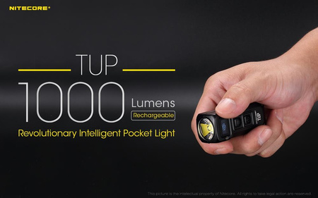 Nitecore TUP 1000 lumens flashlight Black