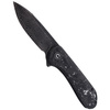 CIVIVI Elementum Flipper Knife Shredded Carbon Fiber / Silvery Shred, Black Damascus (C907C-DS2)