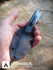 Brisa Necker 70 F knife - Black Micarta - Kydex scabbard