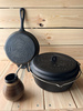Petromax Dutch Oven FT9 Essential cast iron kettle with flat bottom