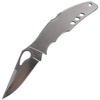 Spyderco Byrd Flight Stainless Plain Folding Knife (BY05P)