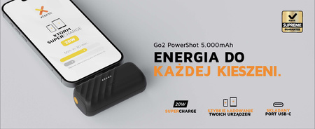 XTORM Powerbank Powershot 5,000 20W black XG2PS051