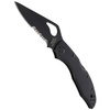 Spyderco Byrd Meadowlark 2 Stainless Black Blade Combination Folding Knife (BY04BKPS2)