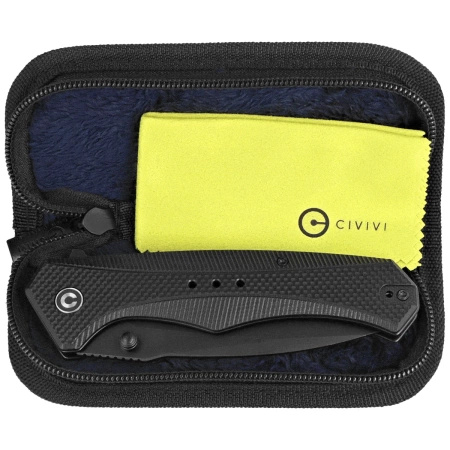 Civivi Photonix Knife Black G10, Black Stonewashed 14C28N (C23081B-1)