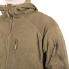 Helikon Alpha Hoodie Grid Fleece Sweatshirt - Olive Green