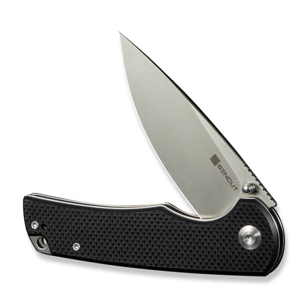 Sencut Praktisk Folding Knife Black G10, Satin 9Cr18MoV (S24019-1)