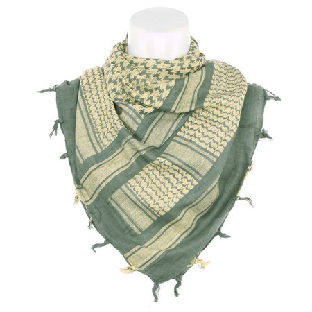 101INC - Arafat (Shemagh) PLO scarf - Sage Green/Tan