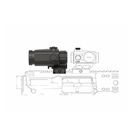 Vector Optics - Maverick III 3x22 Magnifier - MIL - Black - SCMF-31