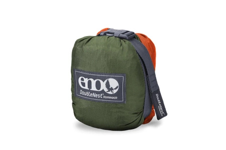 ENO DoubleNest hiking hammock - Olive/Orange