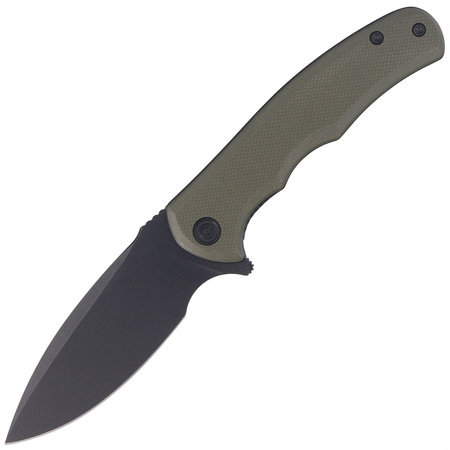 Civivi Knife Mini Praxis Green G10, Black Stonewash D2 (C18026C-1)