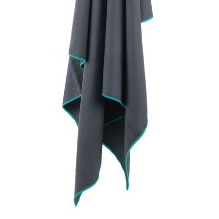 Hiking Quick Dry Recycled SoftFibre Trek Towel Grey - Lifeventure