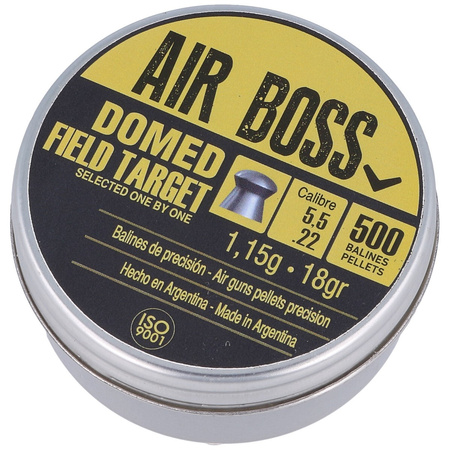 Apolo - Air Boss Domed Field Target 5.52 mm shot, 500 rounds. 1.15g/18.0gr (30205-2)