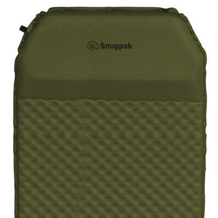 Self-inflating mat with cushion - Snugpak Basecamp OPS Elite XL Self-inflating Mat - Olive