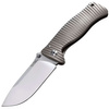 LionSteel SR2 Titanium Grey, Satin Blade Folding Knife (SR2 G)