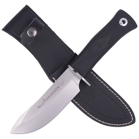 Muela Full Tang Knife, ABS-Black, Lether (ABORIGEN-13G)