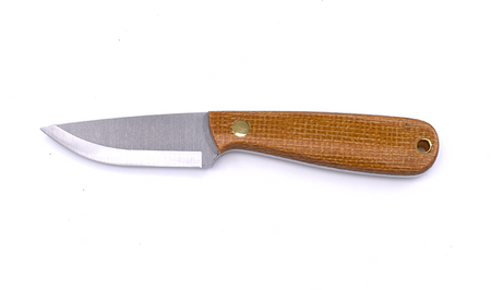 Brisa Necker 70 Sc knife - Mustard Micarta - Kydex scabbard