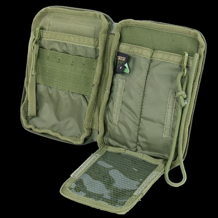 Condor EDC Pocket Pouch + US Flag Patch Organizer - Green OD - MA16-001