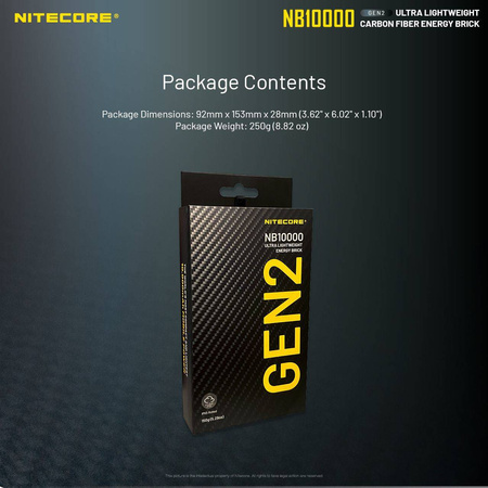 Nitecore Powerbank NB10000 Gen2