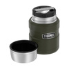 Thermos Style 0.47L lunch thermos with spoon and cup - Army Green