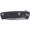 LionSteel ROK Aluminum Black / Satin Blade Folding Knife (ROK A BS)