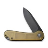 Civivi Elementum Bead Blasted Ultem Folding Knife, Black Stonewashed D2 (C907A-5)