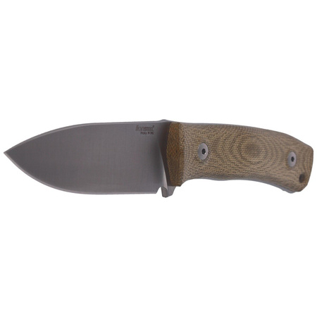 LionSteel Bushcraft Green Canvas Micarta Knife (M4 CVG)