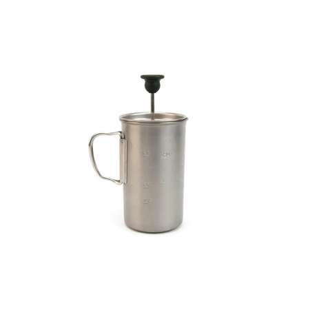 Snow Peak Titanium Cafe Press Coffee Brewer