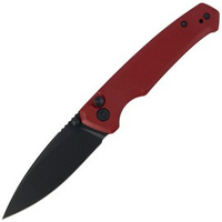 CIVIVI Altus Burgundy G10, Black Stonewashed knife (C20076-2)