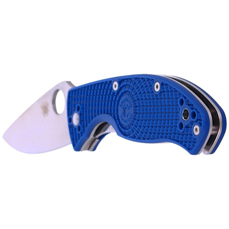 Spyderco Tenacious FRN Blue CPM S35VN Plain Folding Knife (C122PBL)