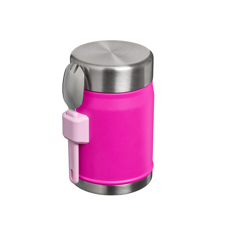 Stanley CLASSIC 0.4 L Lunch Thermos with Cutlery Violet Blossom