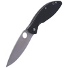 Spyderco Astute G-10 Black Plain Folding Knife (C252GP)