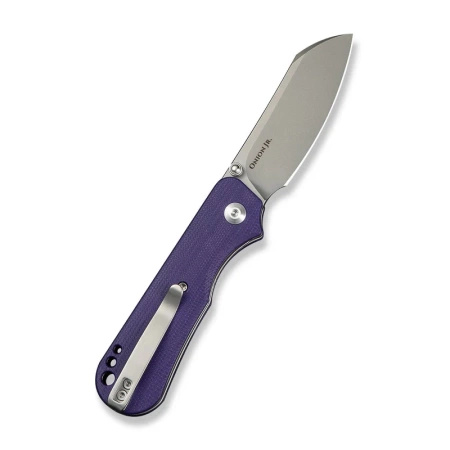 Civivi Crabby Purple G10 Folding Knife, Stonewashed 14C28N by Ken Onion Jr. (C24055-2)
