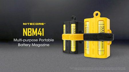 Nitecore battery box NBM41 Yellow