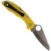 Spyderco Salt 2 FRN Yellow Plain Folding Knife - C88PYL2