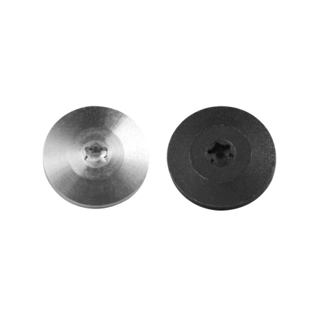 Civivi Satin and Black Stainless Steel 10 mm pivot screws - 2 pcs. (CA-11A)