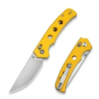 Civivi Noctis Yellow G10 folding knife, Satin Nitro-V (C24020C-2)