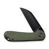 Civivi Elementum Wharncliffe OD Green G10, Black Nitro-V Folding Knife (C18062AF-2)