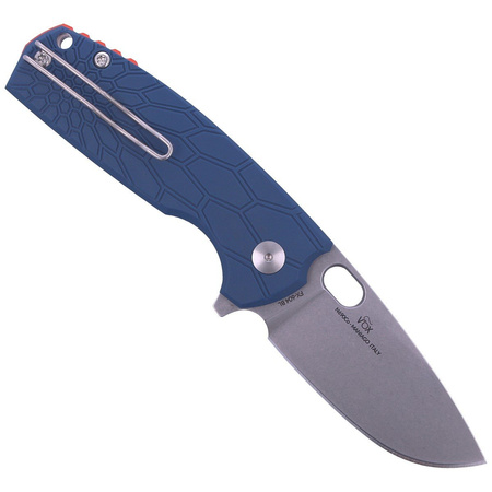 FOX CORE by Jesper Voxnaes / Stone Washed Blade Folding Knife (FX-604 BL)
