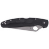 Spyderco Police 4 Lightweight FRN Black Plain Folding Knife (C07PBK4)