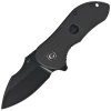 Civivi Gordo Black G10, Black D2 knife by Peter Carey (C22018C-1)