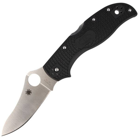 Spyderco Stretch 2 Lightweight Black Plain Folding Knife - C90PBK2