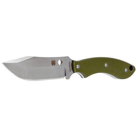 Spyderco STOK Bowie Old Green G10, Satin 8Cr13MoV knife (FB49GPOD)