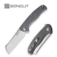 Sencut Traxler Gray G10 Folding Knife, Satin 9Cr18MoV (S20057C-3)