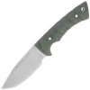 Muela Rhino Green Canvas Micarta, Satin X50CrMoV15 (RHINO-10G) knife