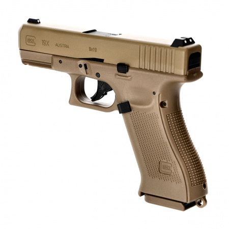 Glock - Glock 19X blowback 4.5 mm coyote BB CO2 air pistol